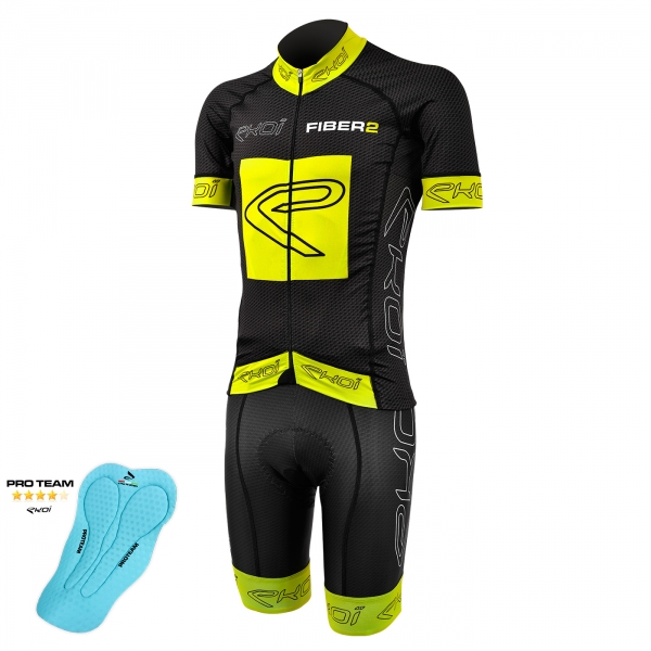 Pack EKOI Carbon Fiber 2 Proteam Neon Gelb Pack EKOI Carbon Fiber 2 Proteam Neon Gelb