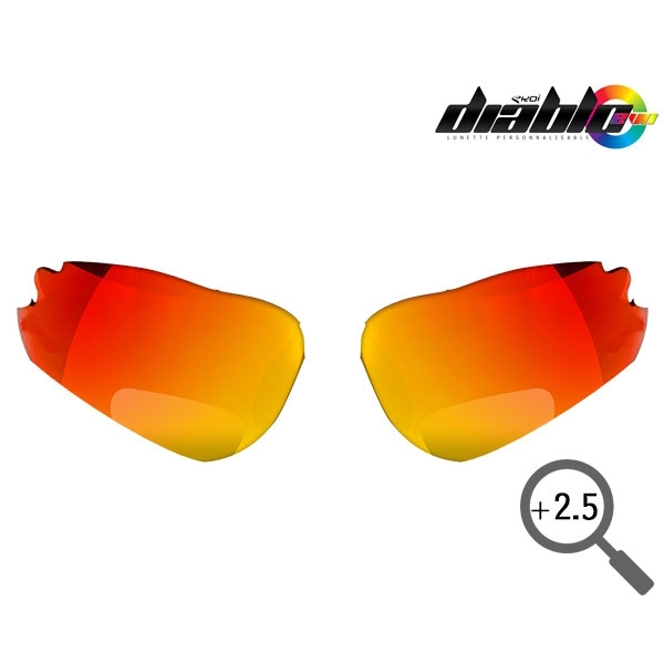 VERGROTENDE GLAZEN DIABLO EVO REVO ROOD VERGROTENDE GLAZEN DIABLO EVO REVO ROOD