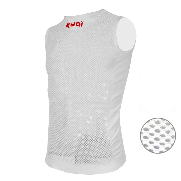 Shirt EKOI MORPHO net wit Shirt EKOI MORPHO net wit