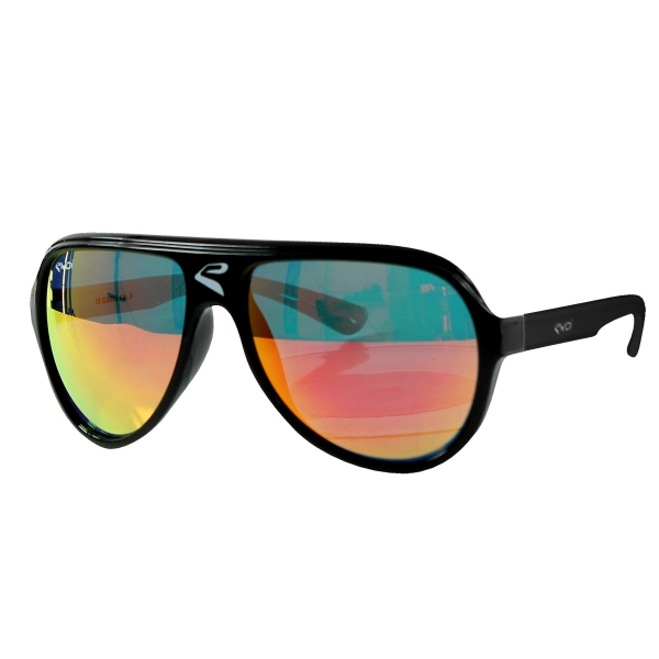 EKOI CORSA black frame red revo lens sunglasses EKOI CORSA black frame red revo lens sunglasses
