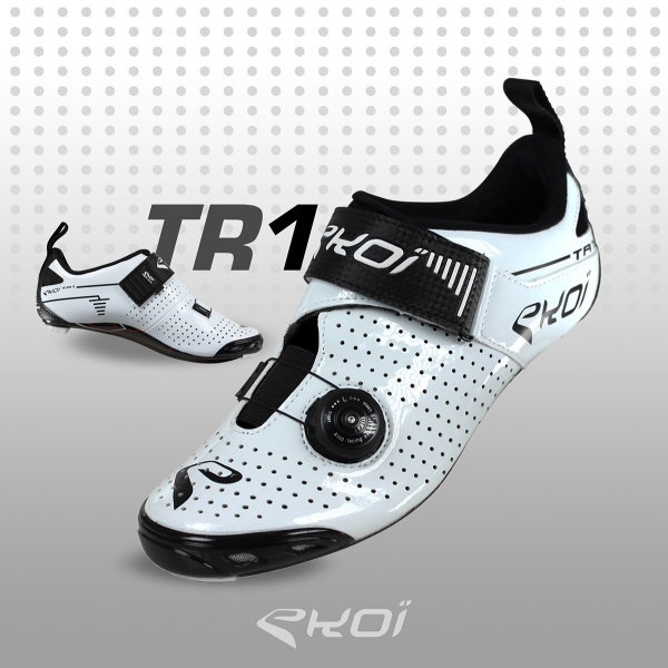 Carbon Triathlonschoenen EKOI TRI1 LTD Wit Carbon Triathlonschoenen EKOI TRI1 LTD Wit