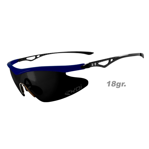 Niebieskie okulary Real Carbone Francja EKOI LTD Mirror Niebieskie okulary Real Carbone Francja EKOI LTD Mirror
