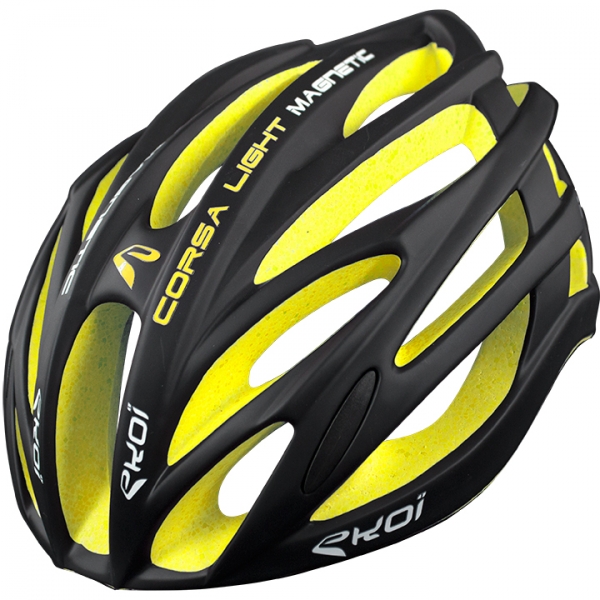 Helm EKOI CORSA LIGHT Schwarz Gelb Helm EKOI CORSA LIGHT Schwarz Gelb