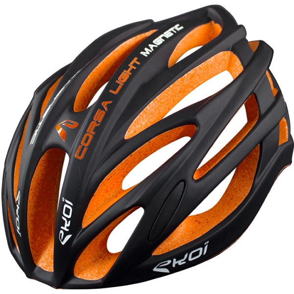 EKOI CORSA LIGHT Black & Orange helmet EKOI CORSA LIGHT Black & Orange helmet