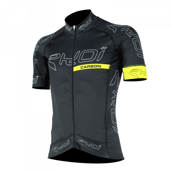 Fietsshirt EKOI CARBON 2017 Fluo geel Fietsshirt EKOI CARBON 2017 Fluo geel
