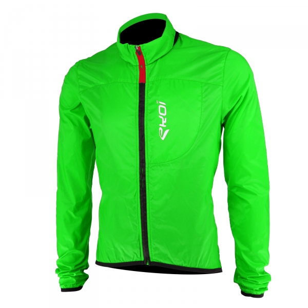 Windvest EKOI Rain Stop Pocket Groen fluo Windvest EKOI Rain Stop Pocket Groen fluo