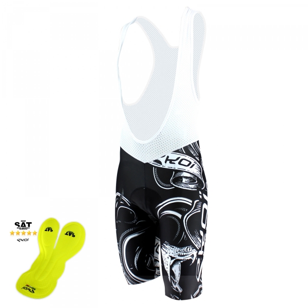 Fietsbroek EKOI LTD Snake Pit NSAT Zwart Fietsbroek EKOI LTD Snake Pit NSAT Zwart