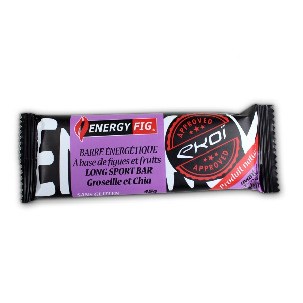 EKOI Energy Fig Barre redcurrant flavour energy bar EKOI Energy Fig Barre redcurrant flavour energy bar