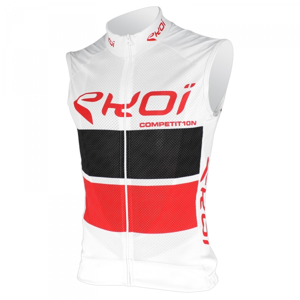 Mouwloos shirt EKOI COMP10 Wit Rood Zwart Mouwloos shirt EKOI COMP10 Wit Rood Zwart