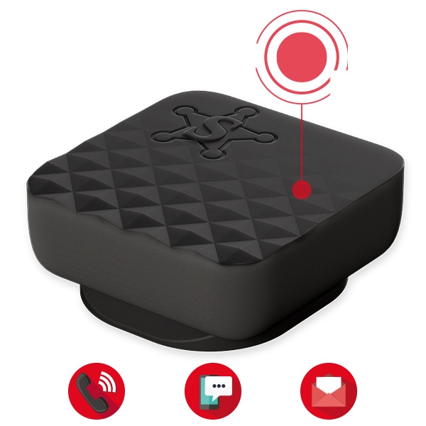Veiligheids button EKOI SECUR Zwart Veiligheids button EKOI SECUR Zwart