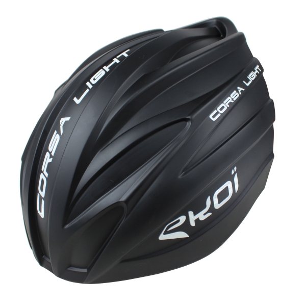 Matt black removable aero shell for the EKOI CORSA LIGHT helmet Matt black removable aero shell for the EKOI CORSA LIGHT helmet