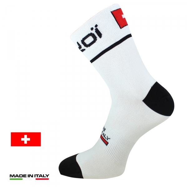Sommer Radsocken EKOI NATION Weiss Schweiz Sommer Radsocken EKOI NATION Weiss Schweiz