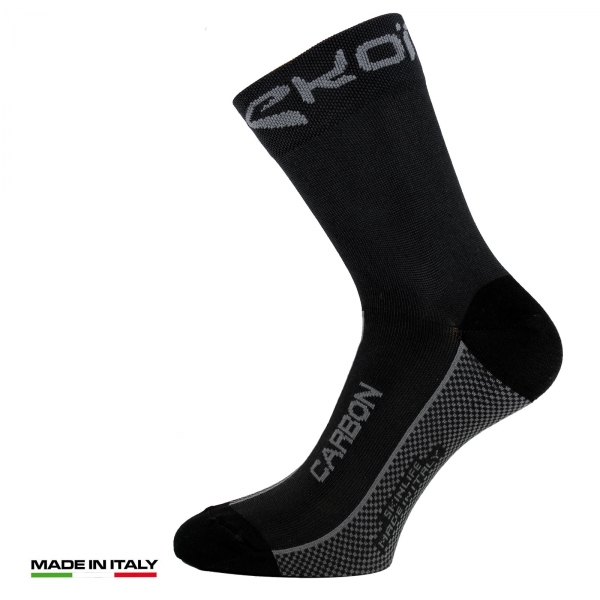 Socken EKOI SKINLIFE CARBON Schwarz Socken EKOI SKINLIFE CARBON Schwarz