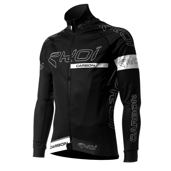 Thermisch winter jack EKOI CARBON FIBER Zwart Wit Thermisch winter jack EKOI CARBON FIBER Zwart Wit