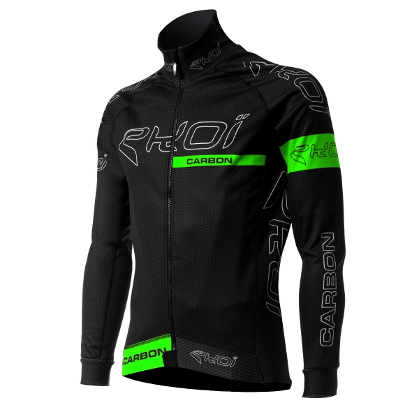Czarno-zielona bluza termiczna na zimę EKOI CARBON FIBER Czarno-zielona bluza termiczna na zimę EKOI CARBON FIBER