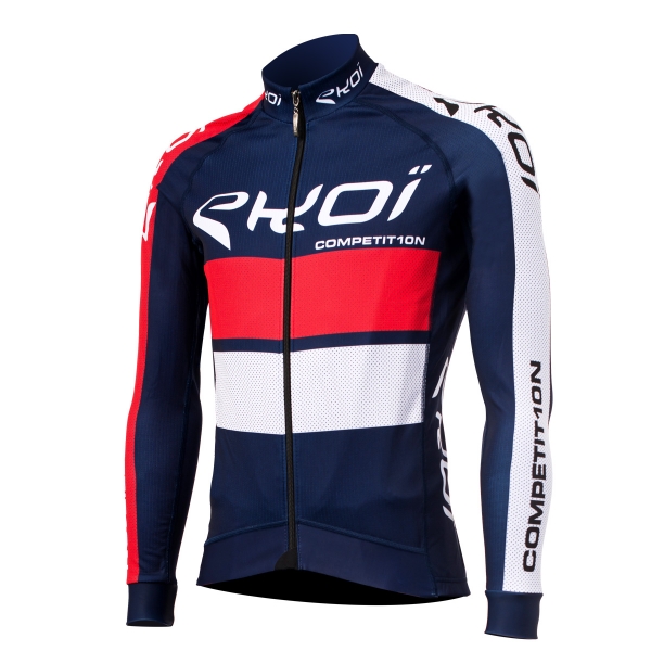 EKOI COMP10 French blue long sleeve cycling jersey EKOI COMP10 French blue long sleeve cycling jersey