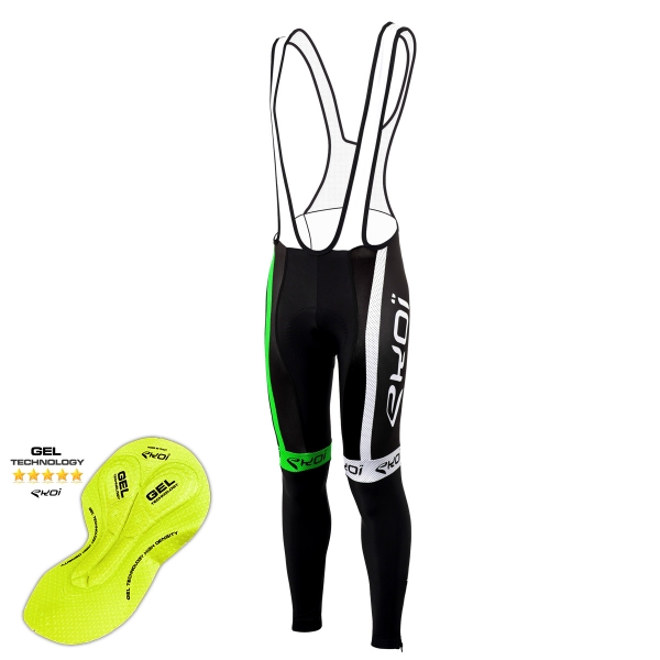 Winter broek EKOI COMP10 Gel Zwart Groen Winter broek EKOI COMP10 Gel Zwart Groen