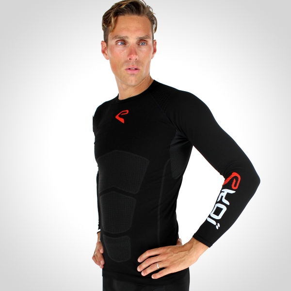 Shirt EKOI RUN lange mouwen Zwart Shirt EKOI RUN lange mouwen Zwart