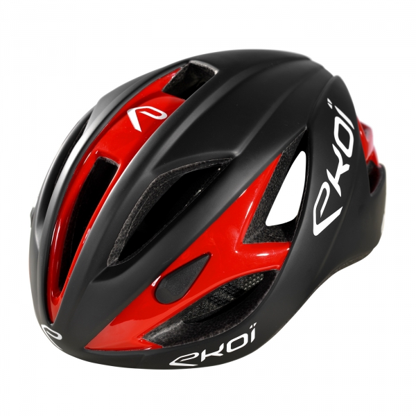 Kask EKOI AR13 Czarny matowy/Czerwony Kask EKOI AR13 Czarny matowy/Czerwony