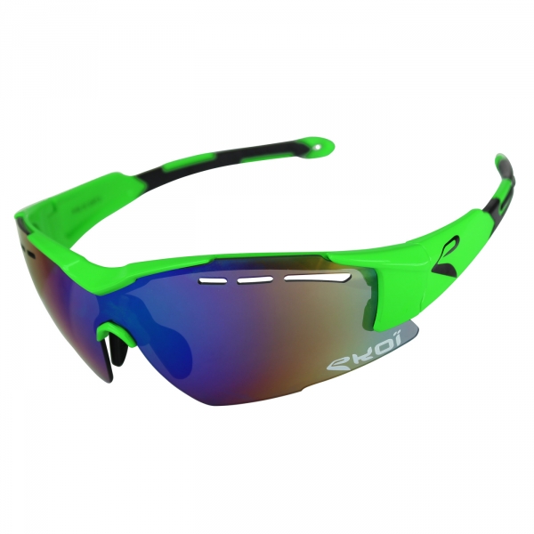 Lunettes EKOI F15 Vert fluo Revo vert Lunettes EKOI F15 Vert fluo Revo vert