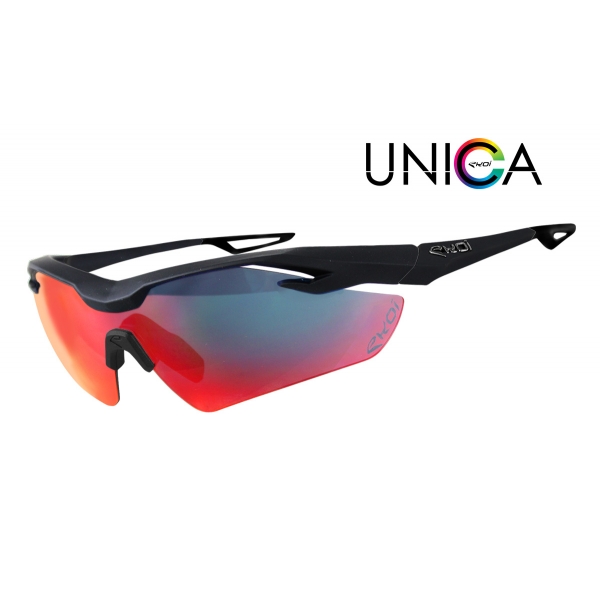 EKOI UNICA limited edition Matt black sunglasses Revo Red lens EKOI UNICA limited edition Matt black sunglasses Revo Red lens