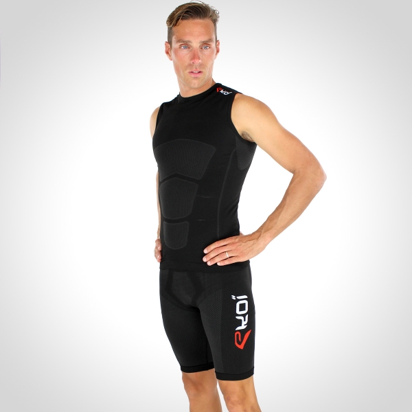 Set EKOI RUN Short Mouwloos Zwart Set EKOI RUN Short Mouwloos Zwart