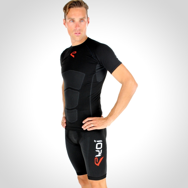 Set EKOI RUN Short Korte mouwen Zwart Set EKOI RUN Short Korte mouwen Zwart
