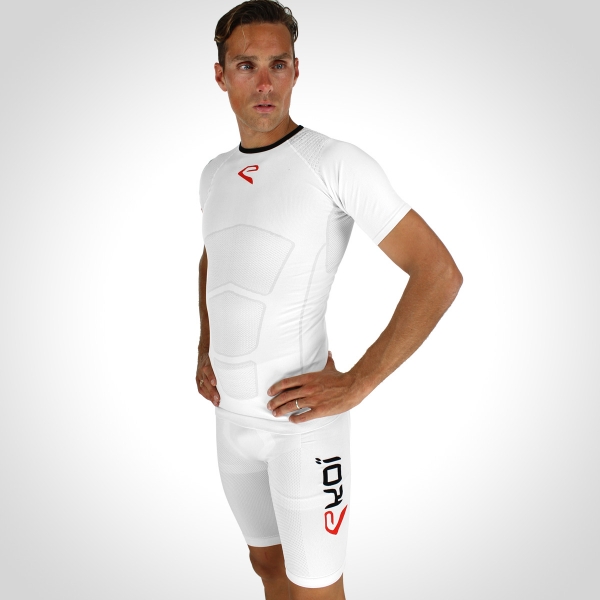 Set EKOI RUN Short Korte mouwen Wit Set EKOI RUN Short Korte mouwen Wit