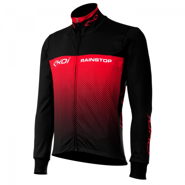 Jacke EKOI RAIN STOP Schwarz Rot Jacke EKOI RAIN STOP Schwarz Rot