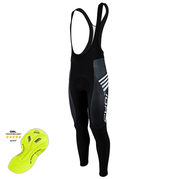 Winter bib GEL EKOI DRY Zwart Grijs Wit Winter bib GEL EKOI DRY Zwart Grijs Wit