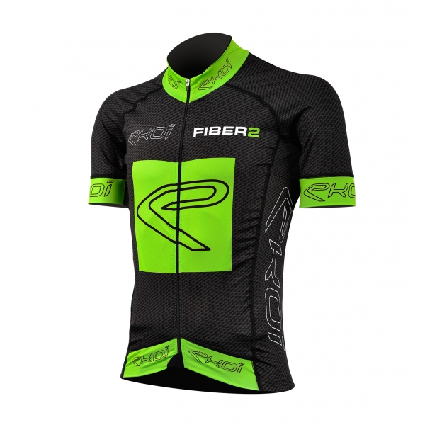 Trikot EKOI Carbon Fiber 2 Neon Grün Trikot EKOI Carbon Fiber 2 Neon Grün