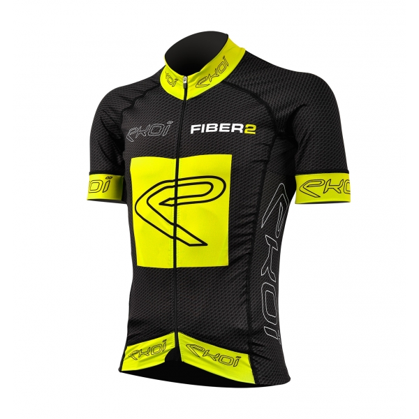 Żółta odblaskowa koszulka EKOI Carbon Fiber 2 Żółta odblaskowa koszulka EKOI Carbon Fiber 2