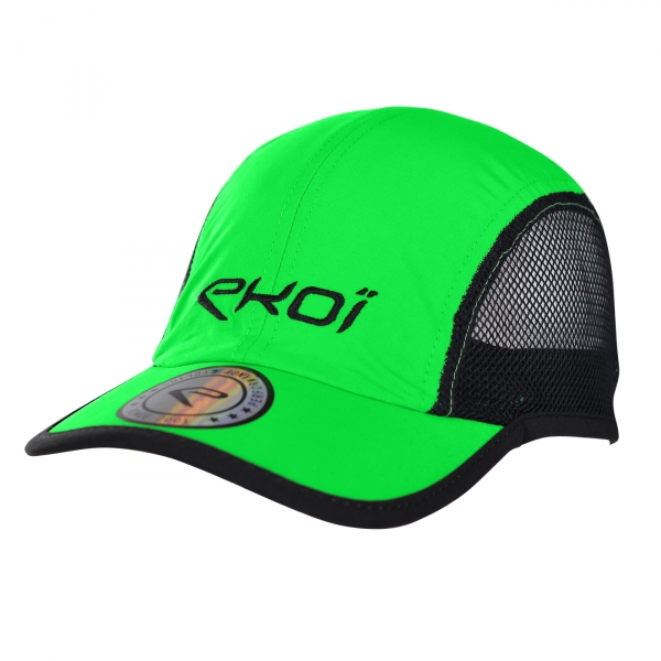 Kask EKOI RUN Runner Cap zielony odblaskowy Kask EKOI RUN Runner Cap zielony odblaskowy