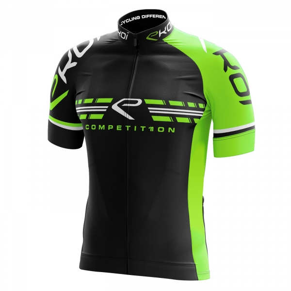 Trikot EKOI COMP11 Schwarz Grün Trikot EKOI COMP11 Schwarz Grün