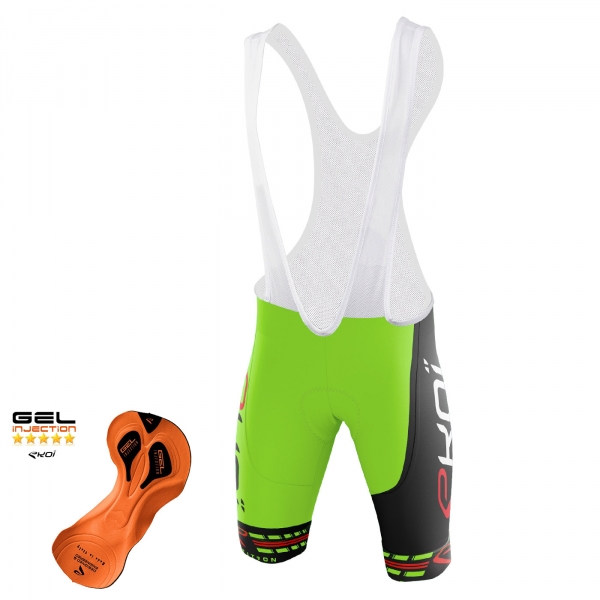 EKOI COMP11 Gel Injection Green / Black bib short EKOI COMP11 Gel Injection Green / Black bib short