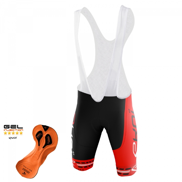 EKOI COMP11 Gel Injection Black / Red bib short EKOI COMP11 Gel Injection Black / Red bib short