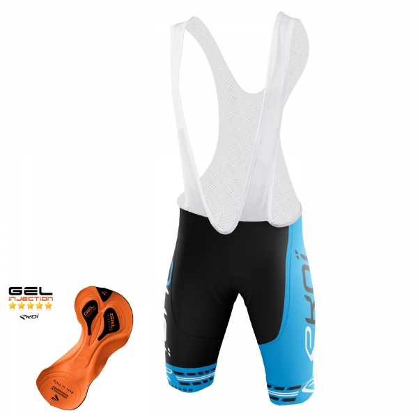 EKOI COMP11 Gel Injection Black / Blue bib short EKOI COMP11 Gel Injection Black / Blue bib short
