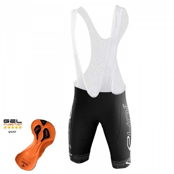 EKOI COMP11 Gel Injection Full Black bib short EKOI COMP11 Gel Injection Full Black bib short