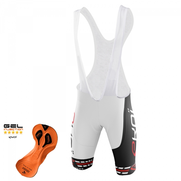 EKOI COMP11 Gel Injection White / Black bib short EKOI COMP11 Gel Injection White / Black bib short