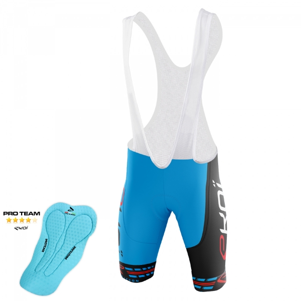 EKOI COMP11 Proteam Blue and Black Bib Shorts EKOI COMP11 Proteam Blue and Black Bib Shorts
