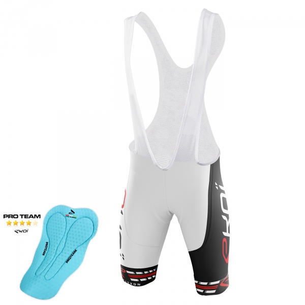 Spodenki EKOI COMP11 Proteam biało-czarne Spodenki EKOI COMP11 Proteam biało-czarne